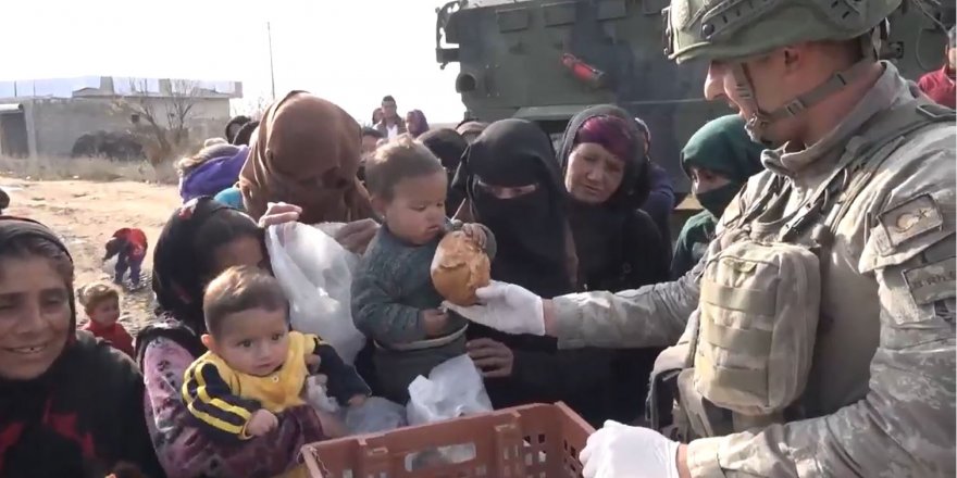 RESULAYN'DA GIDA YARDIMI DEVAM EDİYOR