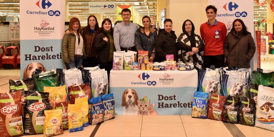 CARREFOURSA’DAN MİNİK DOSTLARA MAMA DESTEĞİ