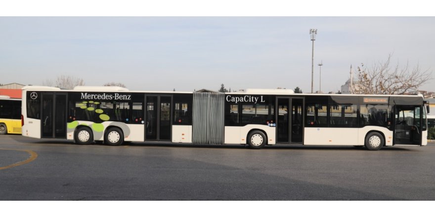 YENİ METROBÜS ARACI TEST AŞAMASINDA