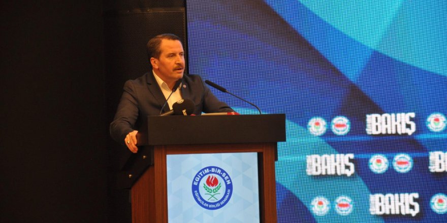 MEMUR-SEN BAŞKANI YALÇIN, 'EĞİTİME BAKIŞ' DERGİSİNİN ETKİNLİĞİNE KATILDI