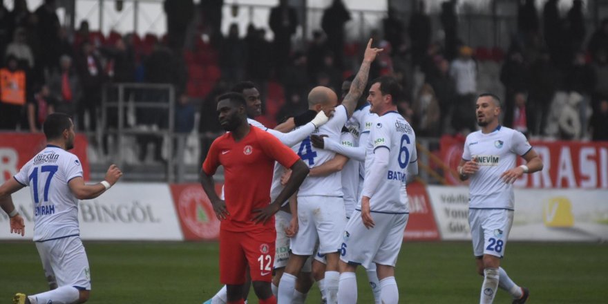 CESAR GRUP ÜMRANİYESPOR - BÜYÜKŞEHİR  BELEDİYE ERZURUMSPOR: 1-2