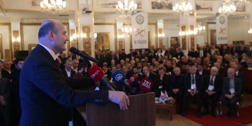 BAKAN SOYLU: BİZ BÜYÜK PROJELERİN VE BÜYÜK STRATEJİLERİN ÜLKESİ OLMAK DURUMUNDAYIZ