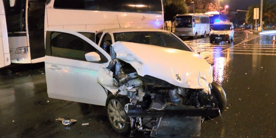 ALKOLLÜ SÜRÜCÜ MAKAS ATTI, FACİADAN DÖNÜLDÜ