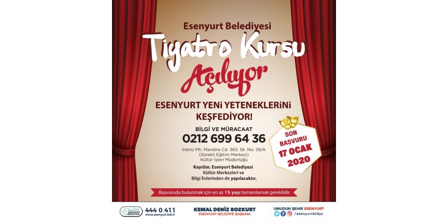 Esenyurt Yeni Yeteneklerini Arıyor