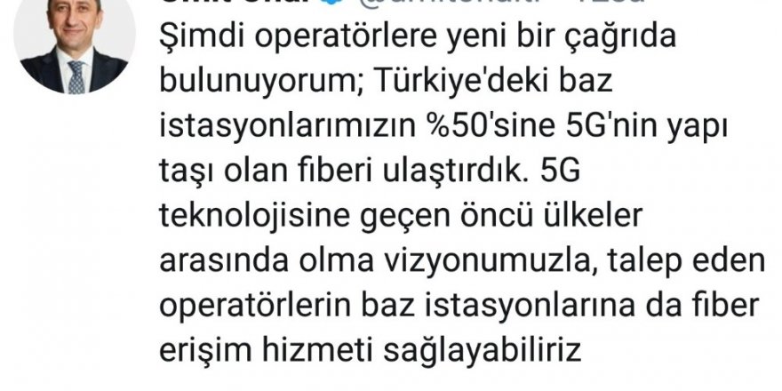 Türk Telekom Ceo’su Ortak Altyapı Çağrısı Yaptı