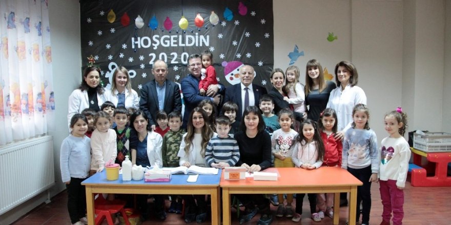 Minik Kartallılar Sağlık Taramasında