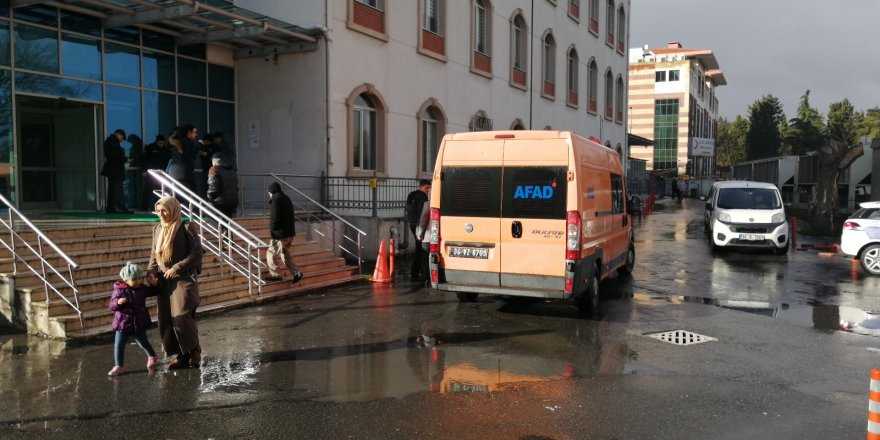 HASTANE ÇALIŞANLARI ŞİKAYET ETTİ, AFAD VE İTFAİYE İNCELEDİ