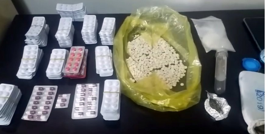 SAKIZ KUTUSUNDA SATTIĞI UYUŞTURUCULARLA YAKALANDI