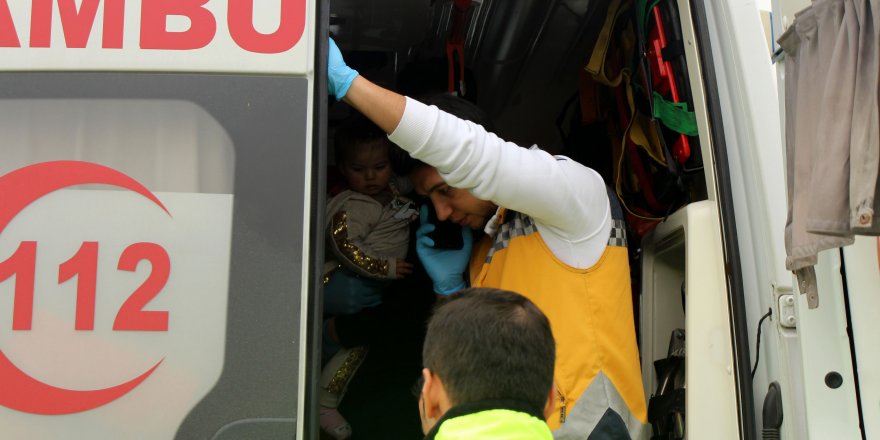TEM OTOYOLUNDAKİ ZİNCİRLEME KAZA... ANNE VE BEBEĞİ YARALI OLARAK KURTULDU
