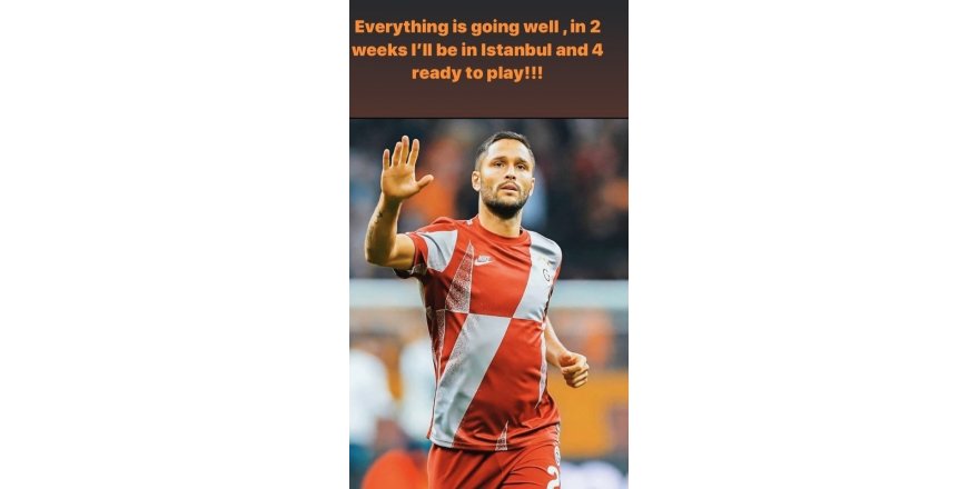 Andone’den Taraftara Mesaj: “2 Haftaya Geliyorum”