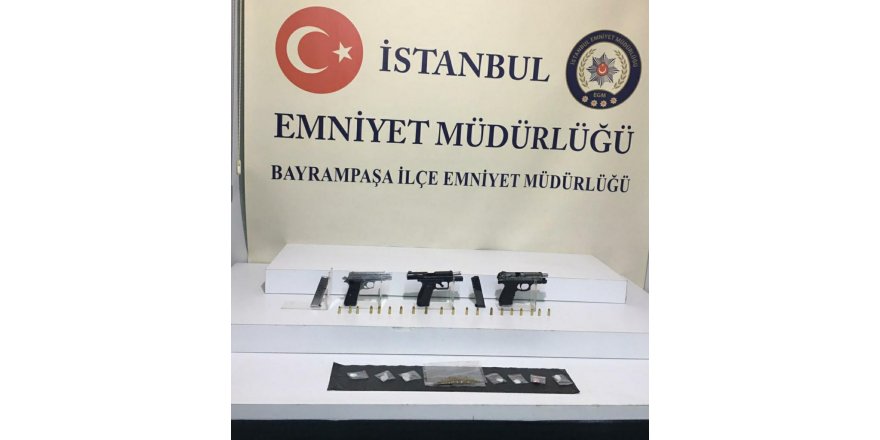 BAYRAMPAŞA'DA SİLAHLI SALDIRI ŞÜPHELİSİ YAKALANDI