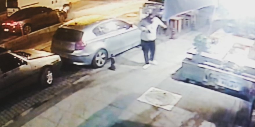 ÜMRANİYE'DE SİLAHLI DEHŞET KAMERADA 