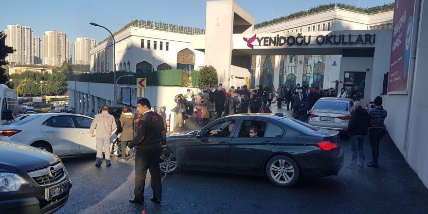 FOTOĞRAFLAR//BAŞAKŞEHİR'DE YANGIN PANİĞİ ; OKUL TAHLİYE EDİLDİ