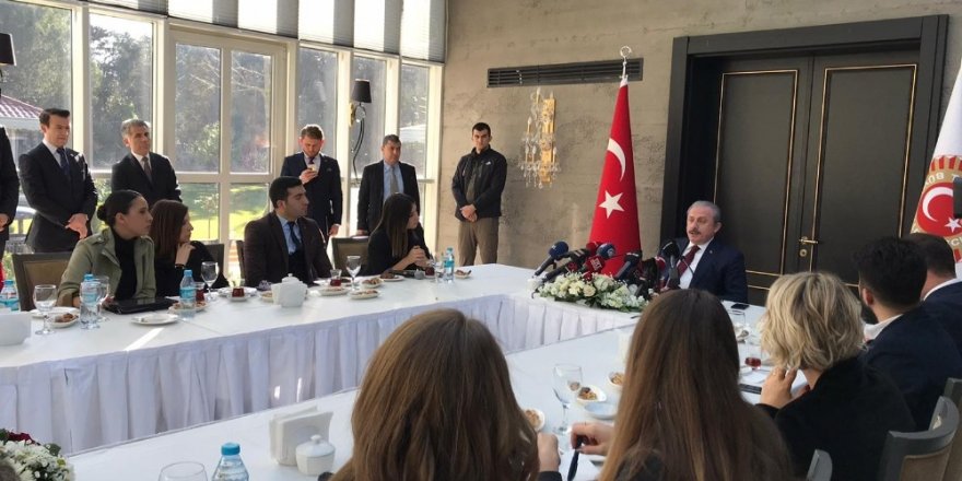 Tbmm Başkanı Mustafa Şentop Gazeteciler İle Bir Araya Geldi