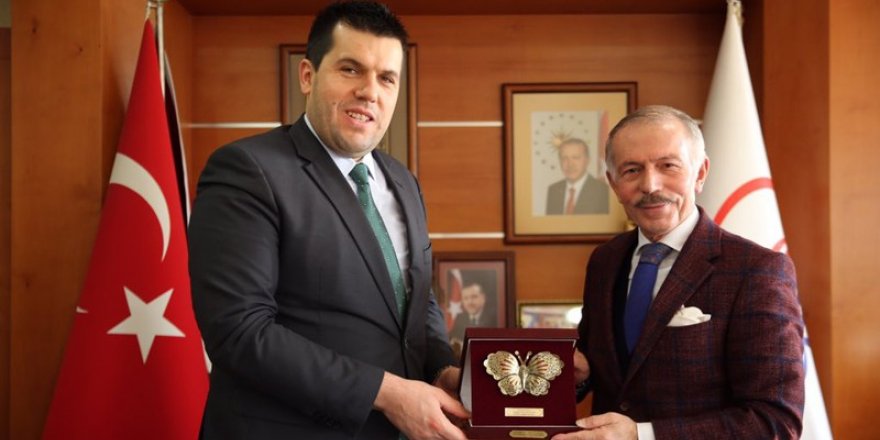 Kuzey Makedonya Devlet Bakanı’ndan Başkan Aydıner’e Ziyaret