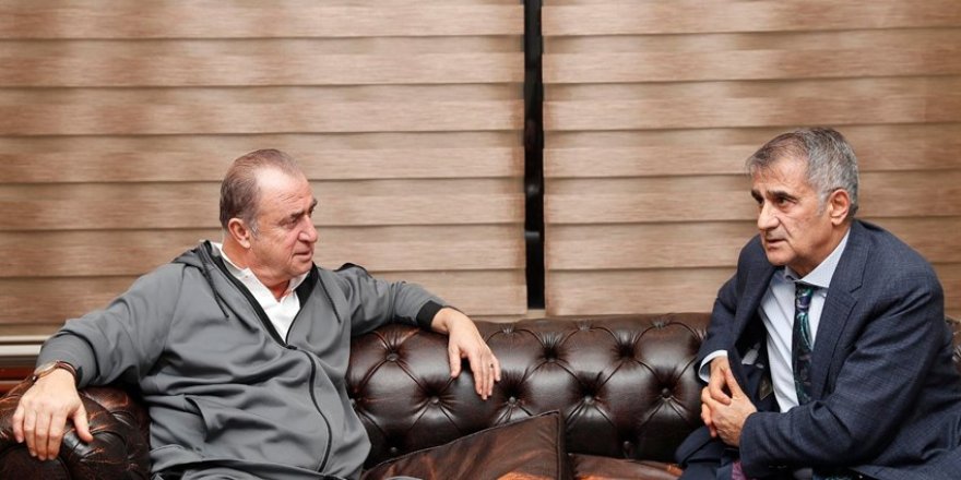 ŞENOL GÜNEŞ'TEN GALATASARAY KAMPINA ZİYARET