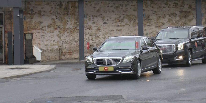 CUMHURBAŞKANI ERDOĞAN DOLMABAHÇE ÇALIŞMA OFİSİ'NE GEÇTİ