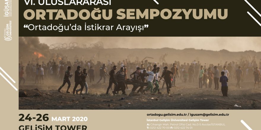 ORTADOĞU SEMPOZYUMU 6'NCI KEZ DÜZENLENECEK