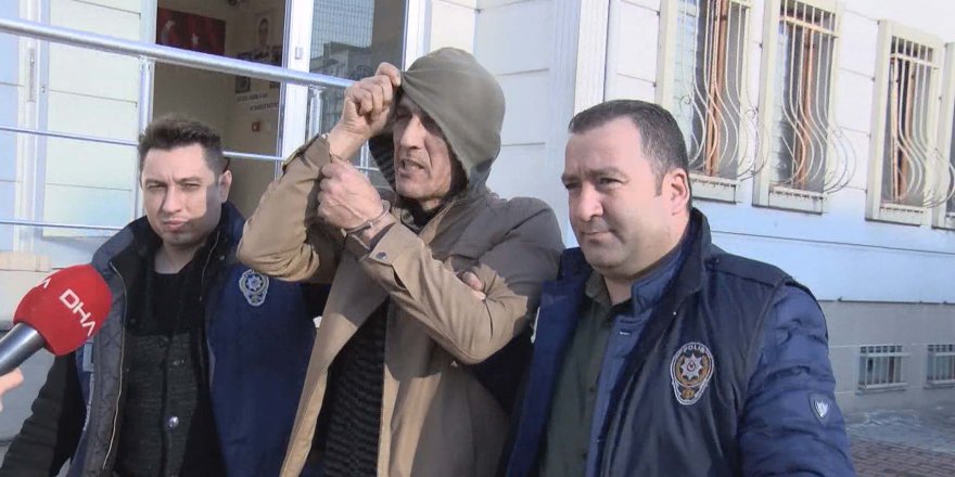 GAZİOSMANPAŞA'DA SOKAK ORTASINDA KADINI SOPAYLA DÖVEN KİŞİ ADLİYEYE SEVK EDİLDİ