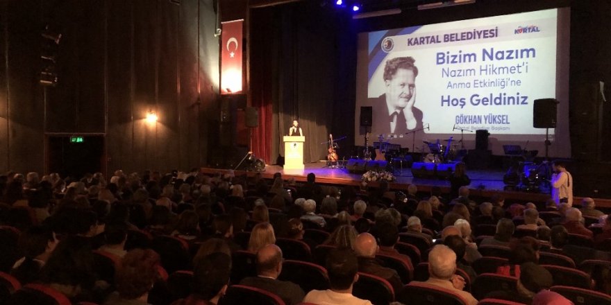 Kartal’da Nazım Hikmet 118. Doğum Gününde Şiirlerle Anıldı