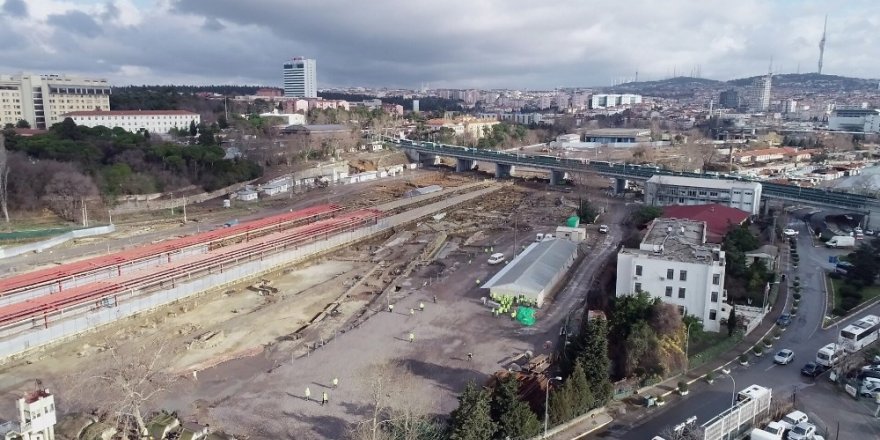 Rayların Altından Çıkan Tarihi Dev Liman Şehri Havadan Görüntülendi