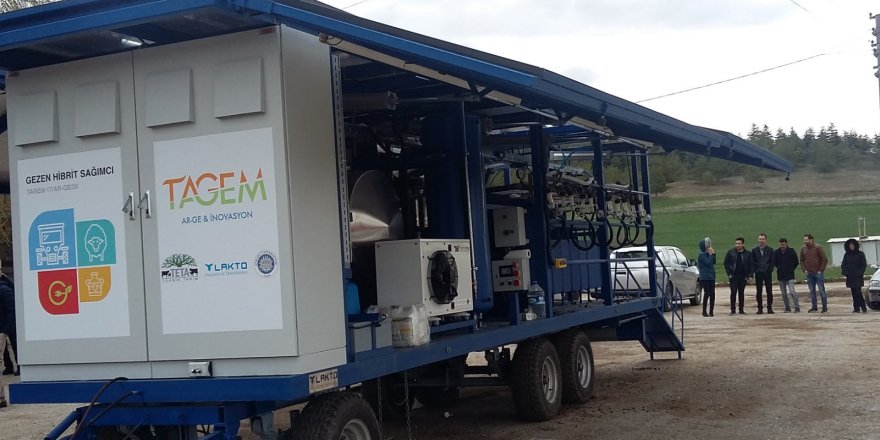 GEZEN SAĞIM SİSTEMİ İLE 12-24 HAYVAN AYNI ANDA SAĞILACAK