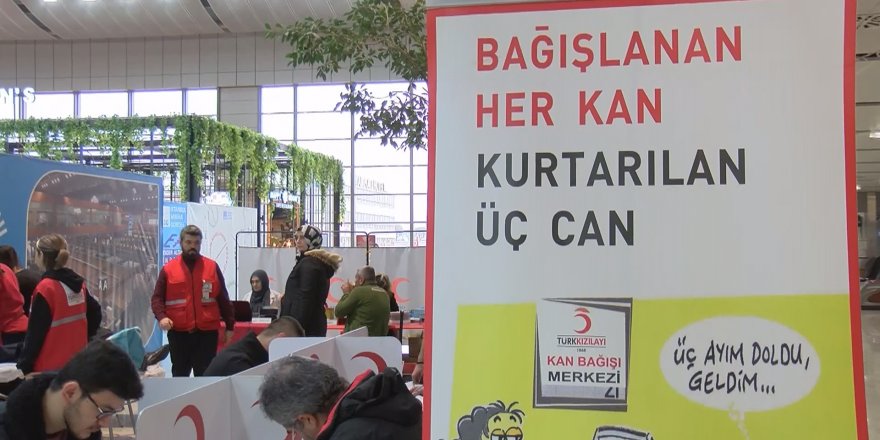 SABİHA GÖKÇEN'DE KAN BAĞIŞI KAMPANYASI