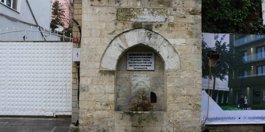 Kapıağası Mustafa Ağa Çeşmesi’nde Onarım Çalışmaları Başladı