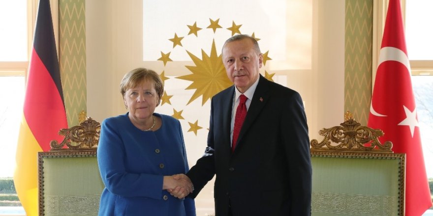 Cumhurbaşkanı Erdoğan İle Merkel’in Görüşmesi Başladı