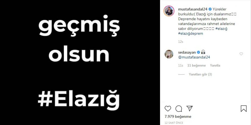 Ünlü İsimlerden Deprem Sonrası Paylaşım