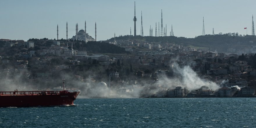 BEYLERBEYİ POLİSEVİ'NDE YANGIN