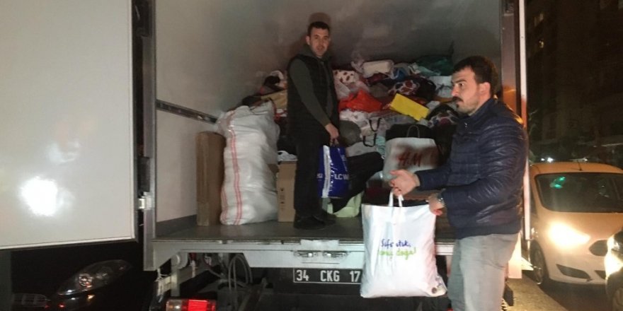 Fenerbahçeli Taraftarlardan Deprem Bölgesine Yardım