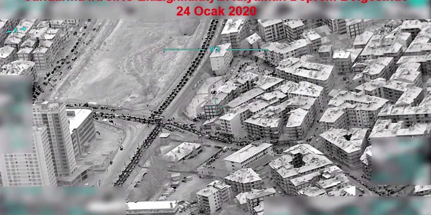 İHA'LAR DEPREM BÖLGESİNDE 3 SAATTE 275 NOKTAYI TARADI