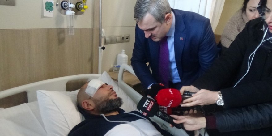 Şenocak, Uçak Kazasında Yaralananları Ziyaret Etti