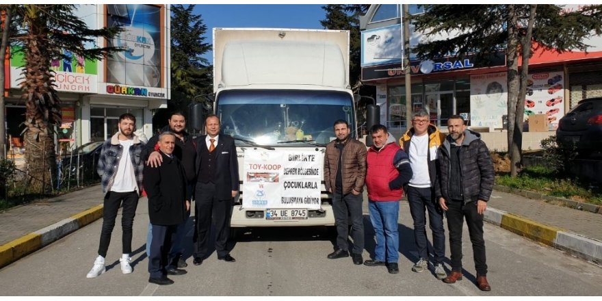 Oyuncak Firmaları, Deprem Bölgesine Bir Tır Oyuncak Gönderdi