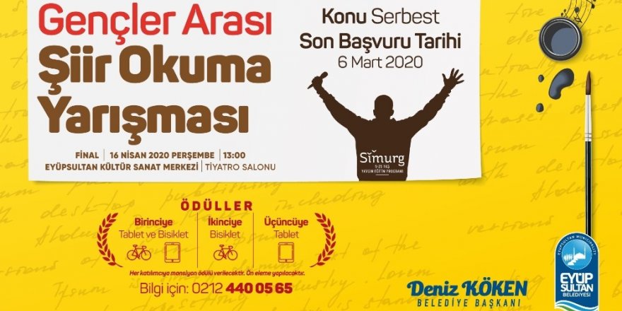 Gençler Arası Şiir Okuma Yarışması Başvuruları Başladı