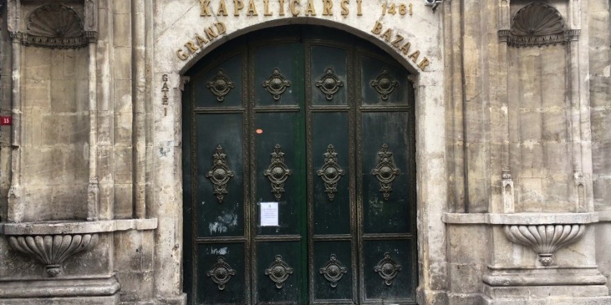 Kapalıçarşı Korona Virüs Önlemleri Kapsamında Kapatıldı