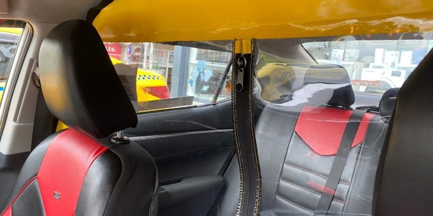 Taksicilerden İlginç Korona Virüs Önlemi