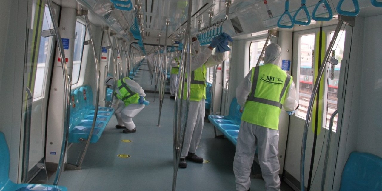 Yüksek Hızlı Trenler Ve Marmaray Vagonları Her Gün Dezenfekte Ediliyor