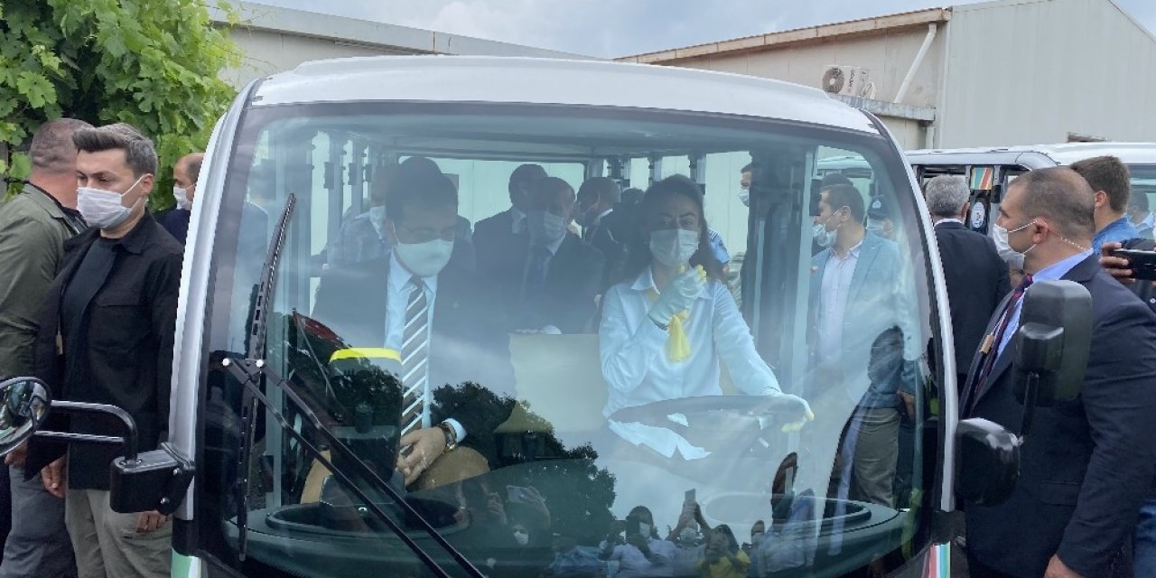 Adaları Ziyaret Eden Ekrem İmamoğlu, Elektrikli Araçlar İle Test Sürüşü Yaptı