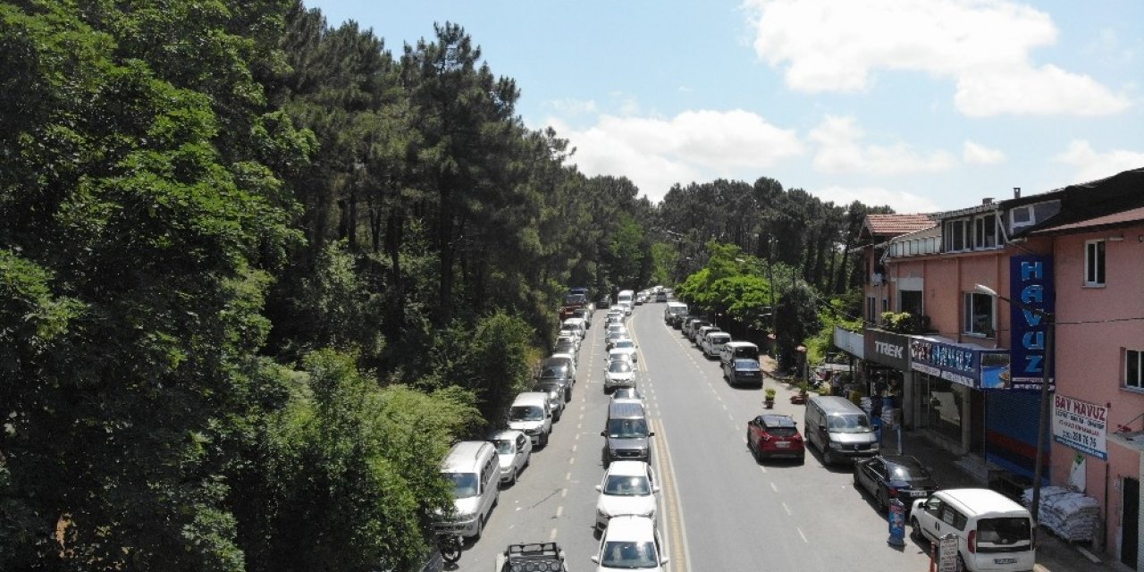 Vatandaş Belgrad Ormanı’na Akın Etti