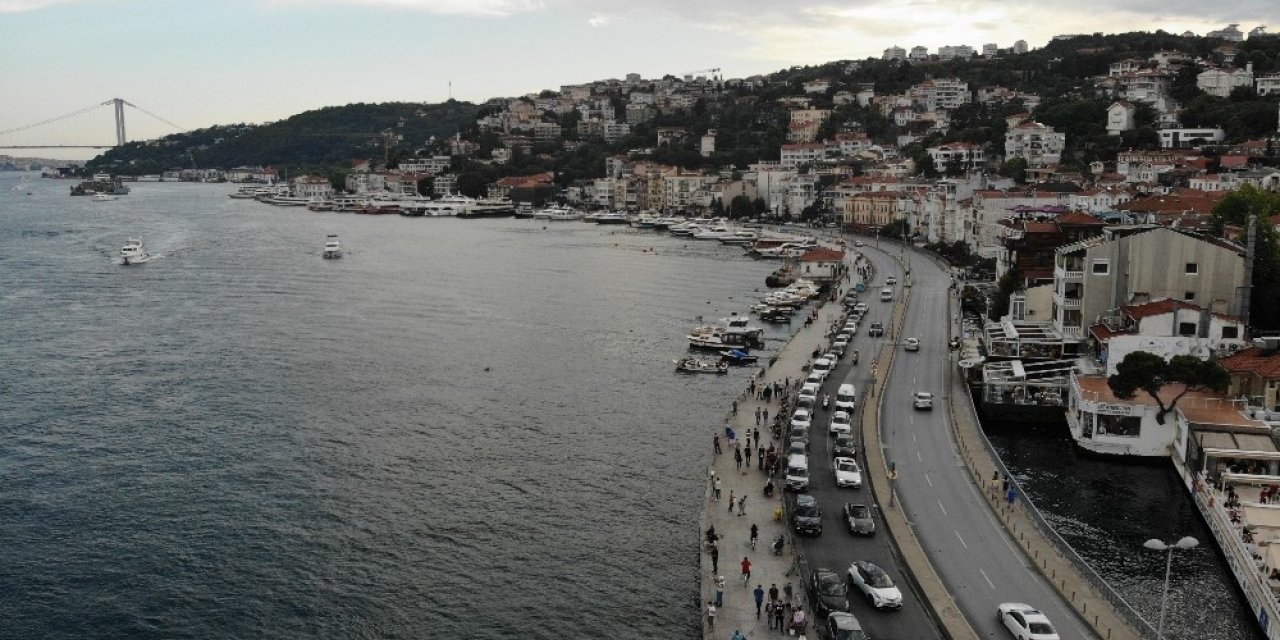 Sokağa Çıkma Kısıtlaması Olmayınca Bebek Sahil Hareketlendi