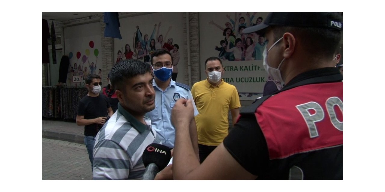 Maske Takmayınca Ceza Yedi, Şoke Oldu