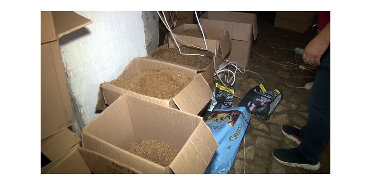 Bahçelievler’de Kaçak Tütün İmalathanesine Şok Baskın