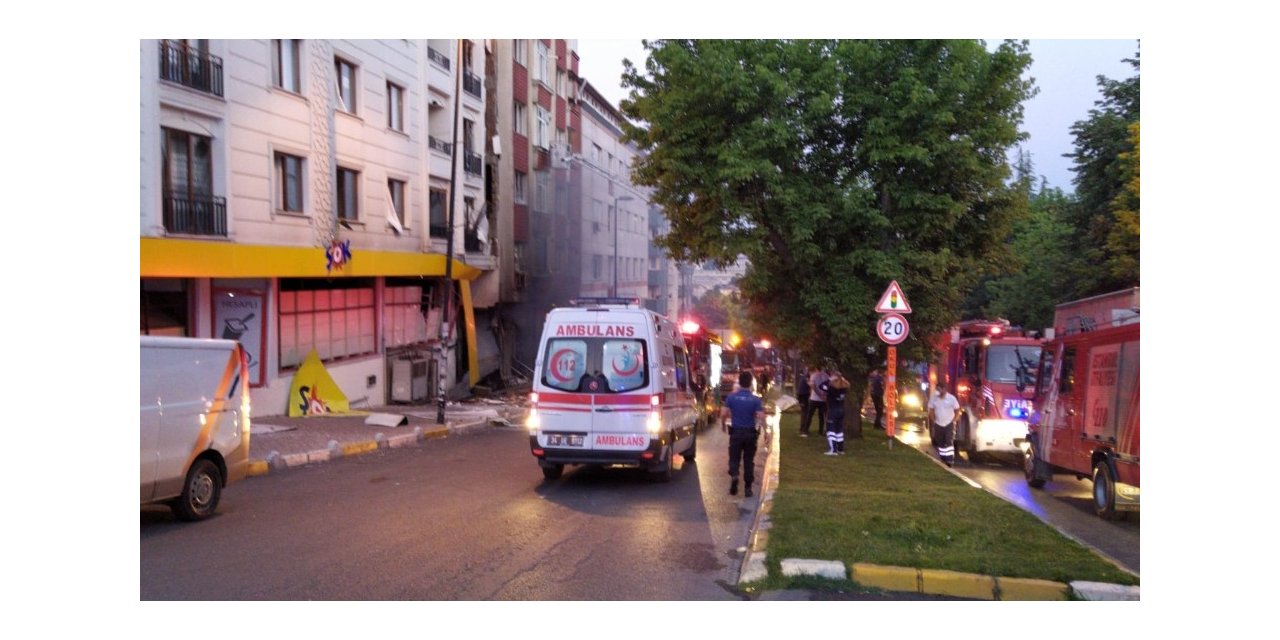 Bahçelievler’de Bir Binada Patlama Meydana Geldi