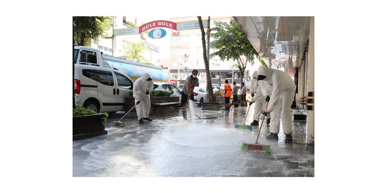 Mega Center’da Temizlik Ve Dezenfekte Çalışması