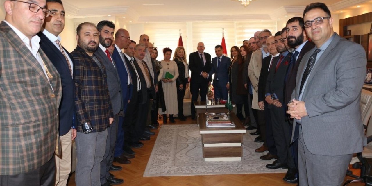 Letonya Ankara Büyükelçisi, Sankon Genel Merkezini Ziyaret Etti