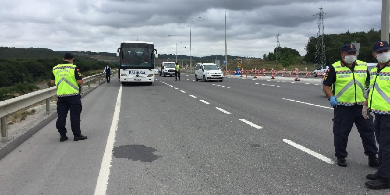 Jandarmadan Şehirler Arası Otobüslere Denetim