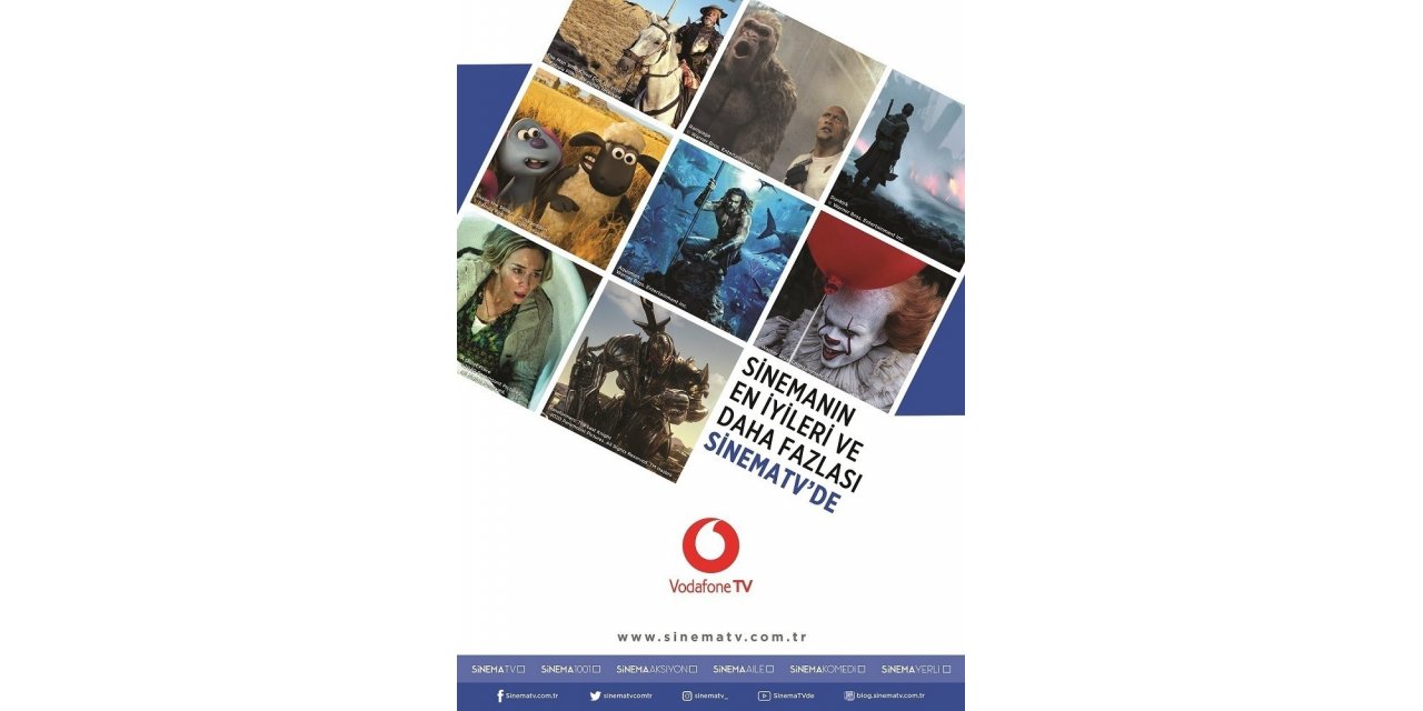 Vodafone Tv Kanal Bünyesine Sinematv’yi Ekledi