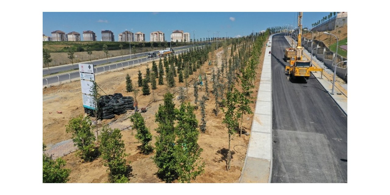 Başakşehir Belediyesinden Estetik Çevre Düzenlemesi